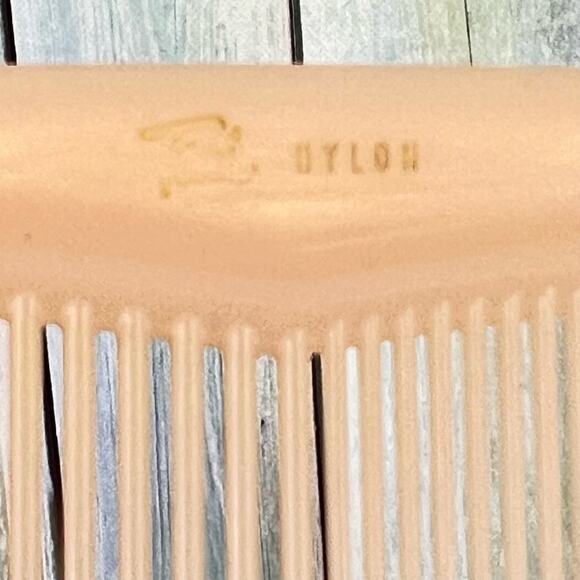 Rexall Nylon Vintage Hair Combs Set of 9 1950s Unbreakable Barber Salon Pink - Picture 2 of 6